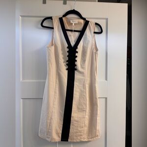 Cream and black dress - Bohme size Medium